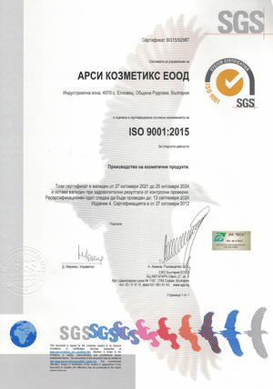 2021 ISO 9001 BG